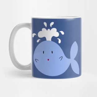 Little Blue Whale Mug